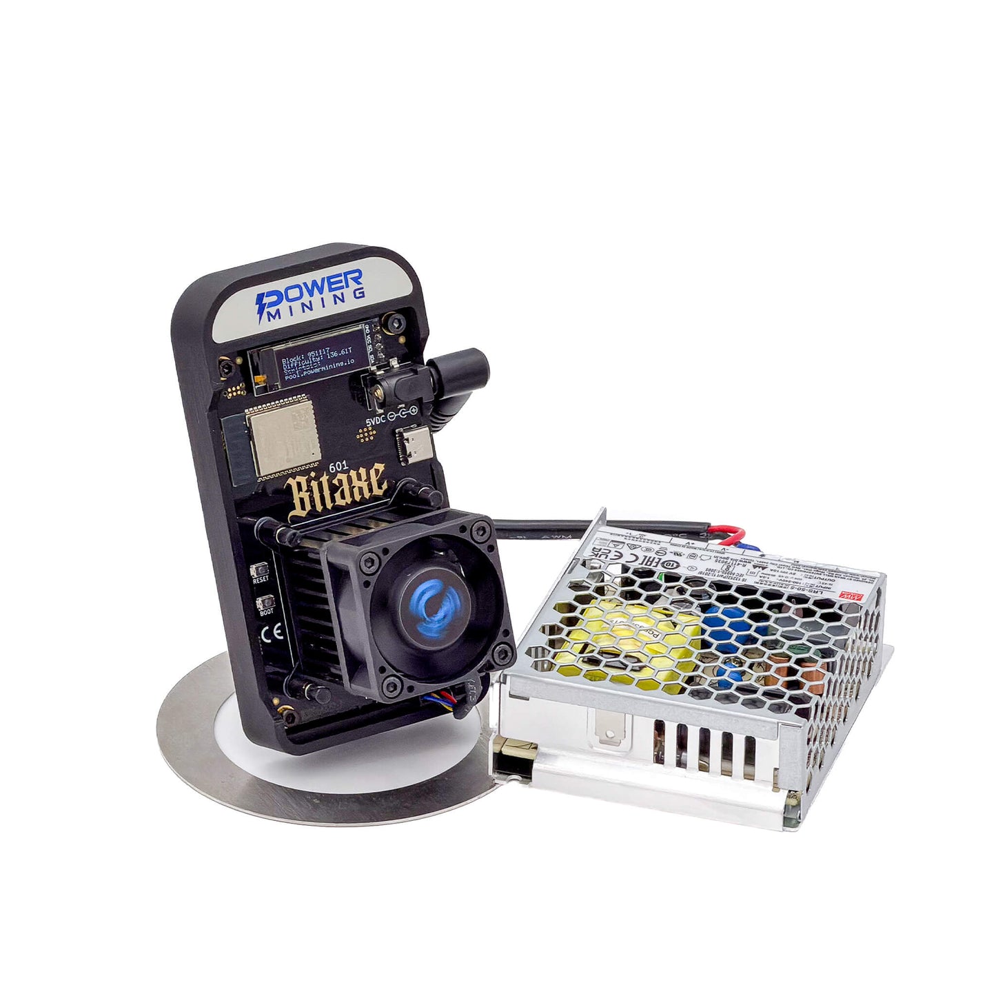 Meanwell 5V PSU 50W for Bitaxe Gamma