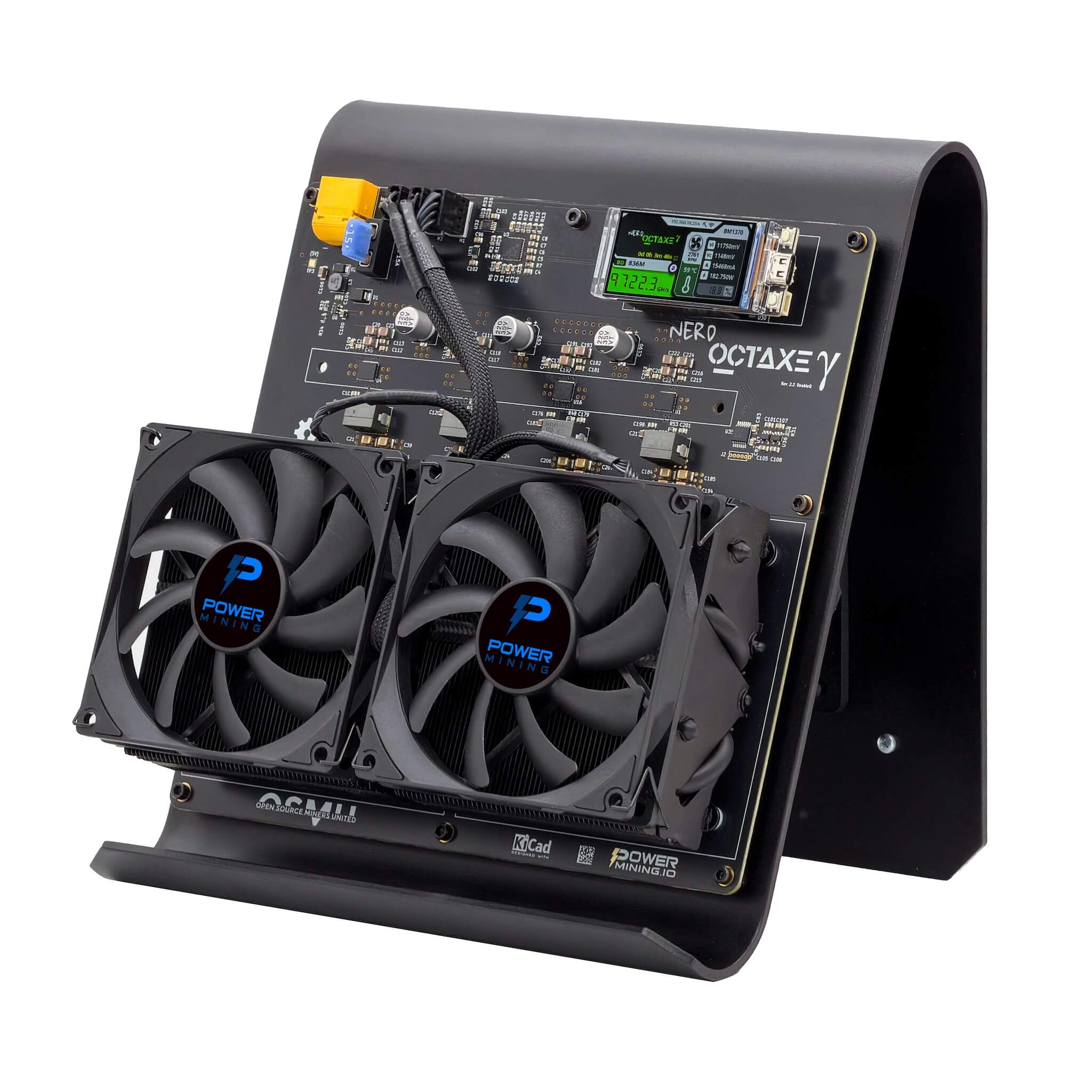 マイニングマシン NerdOctaxe Gamma 9.6 TH/s - Most powerful Nerd series Bitcoin